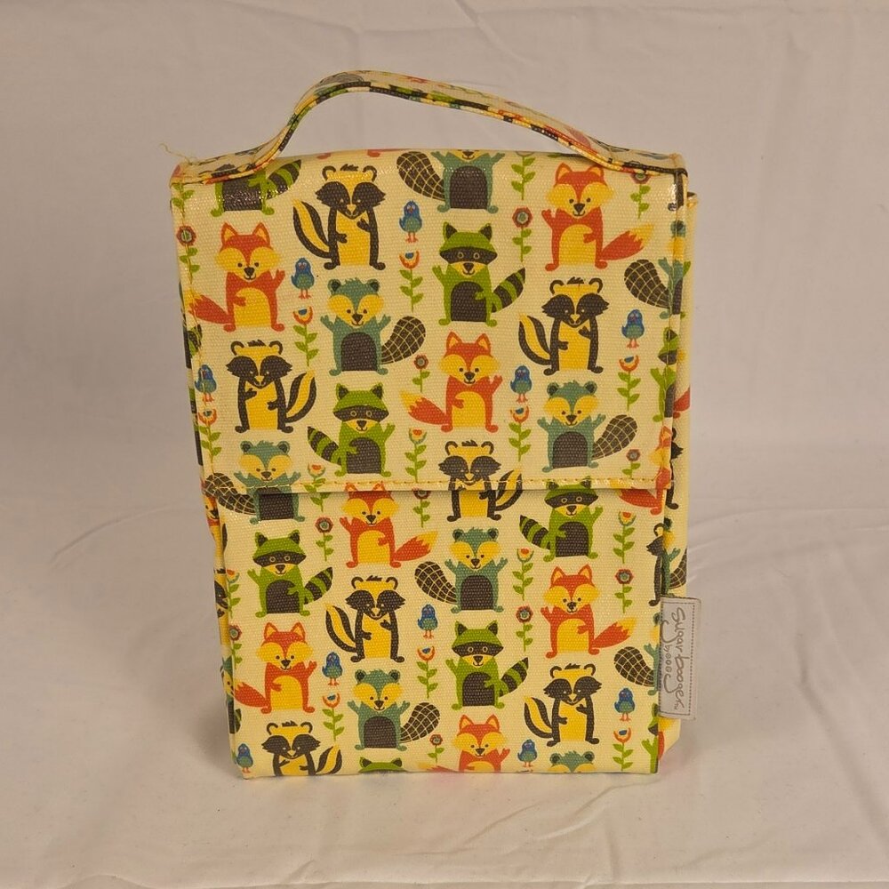 SugarBooger Forest Friends Lunchbox – Insulated – Woodland Animals Print